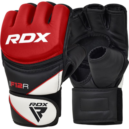 RDX F12 MMA Тренировочные перчатки (Красный, L)